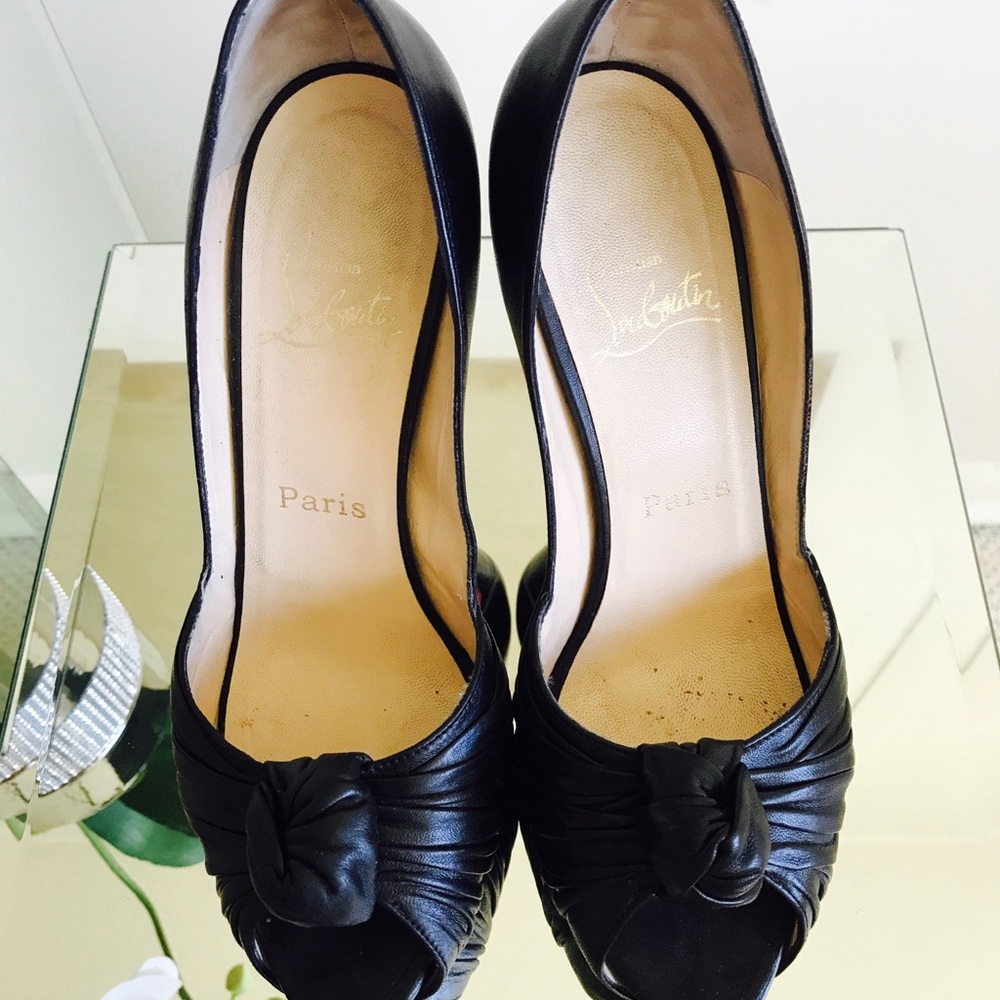 ♥️SOLD♥️Christian Louboutin Lady Gres Pumps  IT 39 - Picture 3 of 6